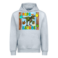 Heather Grey papa saurus Urban Hoodie - Artiststas