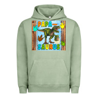 Pigment Oil Green papa saurus Urban Hoodie - Artiststas