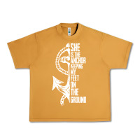 Peanut Butter she is the anchor keeping my feet on the ground Urban Heavy Tee - Bettercallsaul