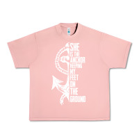Salmon she is the anchor keeping my feet on the ground Urban Heavy Tee - Bettercallsaul