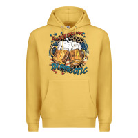 Antique Gold I'm not drunk i'm patriotic Premium Hoodie - FaDigitalArtStudio