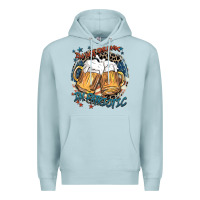 Blue Mist I'm not drunk i'm patriotic Premium Hoodie - FaDigitalArtStudio