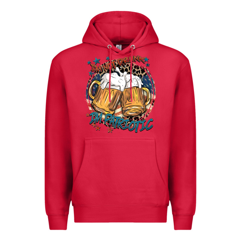 I'm Not Drunk I'm Patriotic Premium Hoodie by FaDigitalArtStudio | Teevron