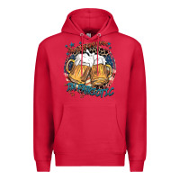 Cardinal I'm not drunk i'm patriotic Premium Hoodie - FaDigitalArtStudio