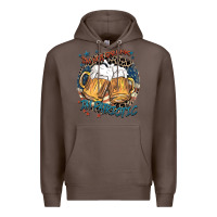 Coffee I'm not drunk i'm patriotic Premium Hoodie - FaDigitalArtStudio