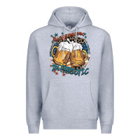Heather Grey I'm not drunk i'm patriotic Premium Hoodie - FaDigitalArtStudio