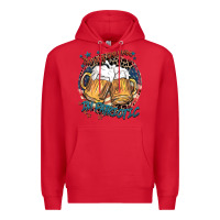 Red I'm not drunk i'm patriotic Premium Hoodie - FaDigitalArtStudio