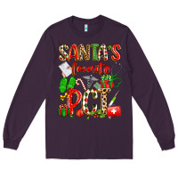 Plum santa's favorite pct Long Sleeve Tee - texasbilliewilder
