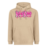 Mushroom XOXO Valentines Heavyweight Hoodie - CowhideDigitalArt