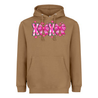 Toasted Coconut XOXO Valentines Heavyweight Hoodie - CowhideDigitalArt