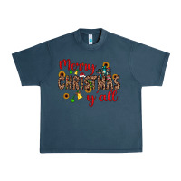 Midnight Navy merry christmas y'all Urban Heavy Tee - JahusDesignShop