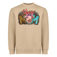 Mushroom Show mom pig Heavyweight Sweatshirt - CowGirlArtShop