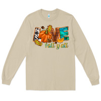 Mushroom Love Fall y'all Long Sleeve Tee - NancyCooperArtShop