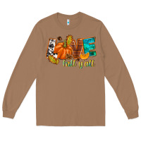 Toasted Coconut Love Fall y'all Long Sleeve Tee - NancyCooperArtShop