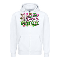 White too cute to pinch Zipper Hoodie - FaDigitalArtStudio