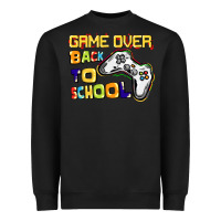 Black Game over back to school Heavyweight Sweatshirt - CowGirlArtShop