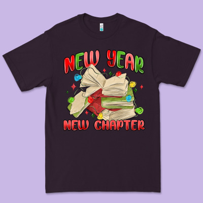 New Year New Chapter Premium Tee Designed By Maliassmallbusiness