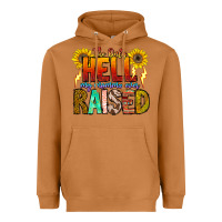 Meerkat The Only Hell My Momma Ever Heavyweight Hoodie - CowhideDigitalArt