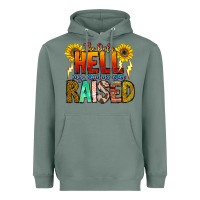 Sage The Only Hell My Momma Ever Heavyweight Hoodie - CowhideDigitalArt