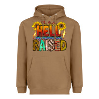 Toasted Coconut The Only Hell My Momma Ever Heavyweight Hoodie - CowhideDigitalArt