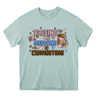 Arona raising my husband is exhausting Heavy Core Tee - MaliasSmallBusiness
