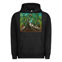Pigment Black brachiosaurus Urban Hoodie - Artiststas