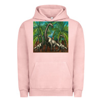 Pigment Salmon brachiosaurus Urban Hoodie - Artiststas