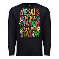 Black jesus is the reason for the season Premium Sweatshirt - CowhideDigitalArt