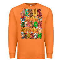 Carrot jesus is the reason for the season Premium Sweatshirt - CowhideDigitalArt