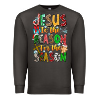 Smoke jesus is the reason for the season Premium Sweatshirt - CowhideDigitalArt