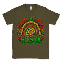 Army Green cinco de mayo fiesta rainbow Classic Tee - BarkalooDesign