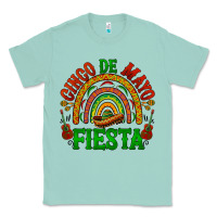 Seafoam cinco de mayo fiesta rainbow Classic Tee - BarkalooDesign