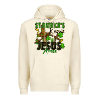 Sandshell St. Patrick's knows Jesus arose Premium Hoodie - FaDigitalArtStudio