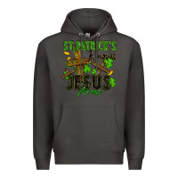 Smoke St. Patrick's knows Jesus arose Premium Hoodie - FaDigitalArtStudio