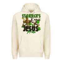 Tofu St. Patrick's knows Jesus arose Premium Hoodie - FaDigitalArtStudio