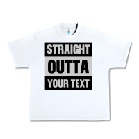 White Straight Outta Your Text Urban Heavy Tee - Bettercallsaul
