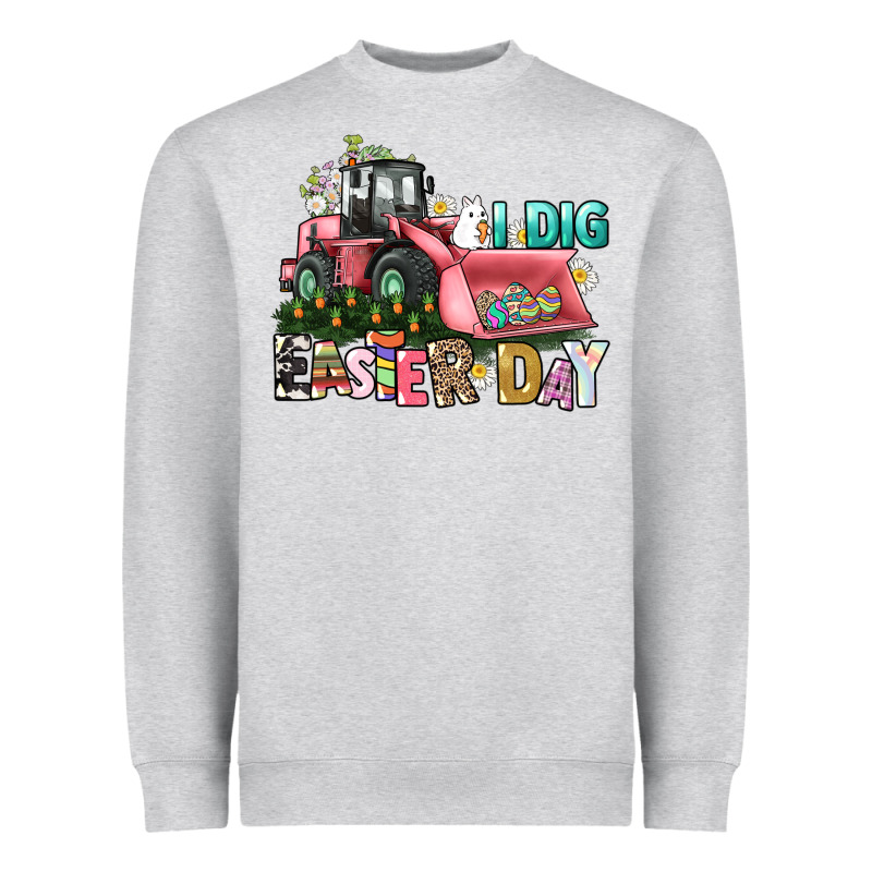 I Dig Easter Day Heavyweight Sweatshirt by HowdyJamesFarm | Teevron