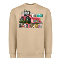 Mushroom I dig Easter Day Heavyweight Sweatshirt - HowdyJamesFarm
