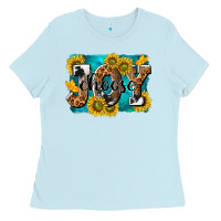 Baby Blue choose joy Ladies Tee - NancyCooperArtShop