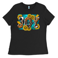 Black choose joy Ladies Tee - NancyCooperArtShop