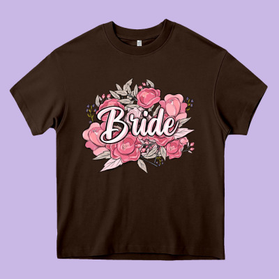 Bride Heavy Core Tee Designed By Maliassmallbusiness