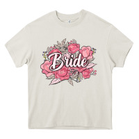 Cream bride Heavy Core Tee - MaliasSmallBusiness