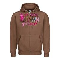 Chestnut small town girl with flowers bbs Zipper Hoodie - BundleAndBundleShop