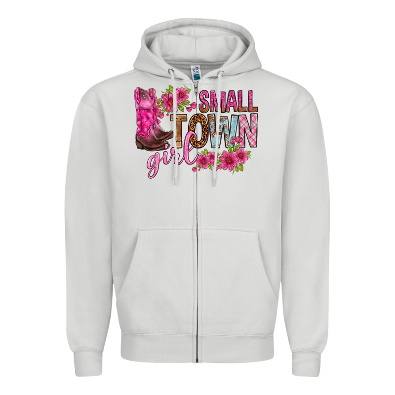 Small Town Girl With Flowers Bbs Zipper Hoodie by BundleAndBundleShop | Teevron
