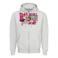 Dove Grey small town girl with flowers bbs Zipper Hoodie - BundleAndBundleShop
