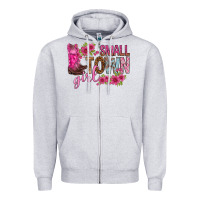 Heather Grey small town girl with flowers bbs Zipper Hoodie - BundleAndBundleShop