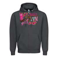 Smoke small town girl with flowers bbs Zipper Hoodie - BundleAndBundleShop