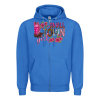 True Royal small town girl with flowers bbs Zipper Hoodie - BundleAndBundleShop