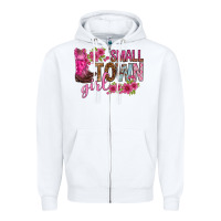 White small town girl with flowers bbs Zipper Hoodie - BundleAndBundleShop