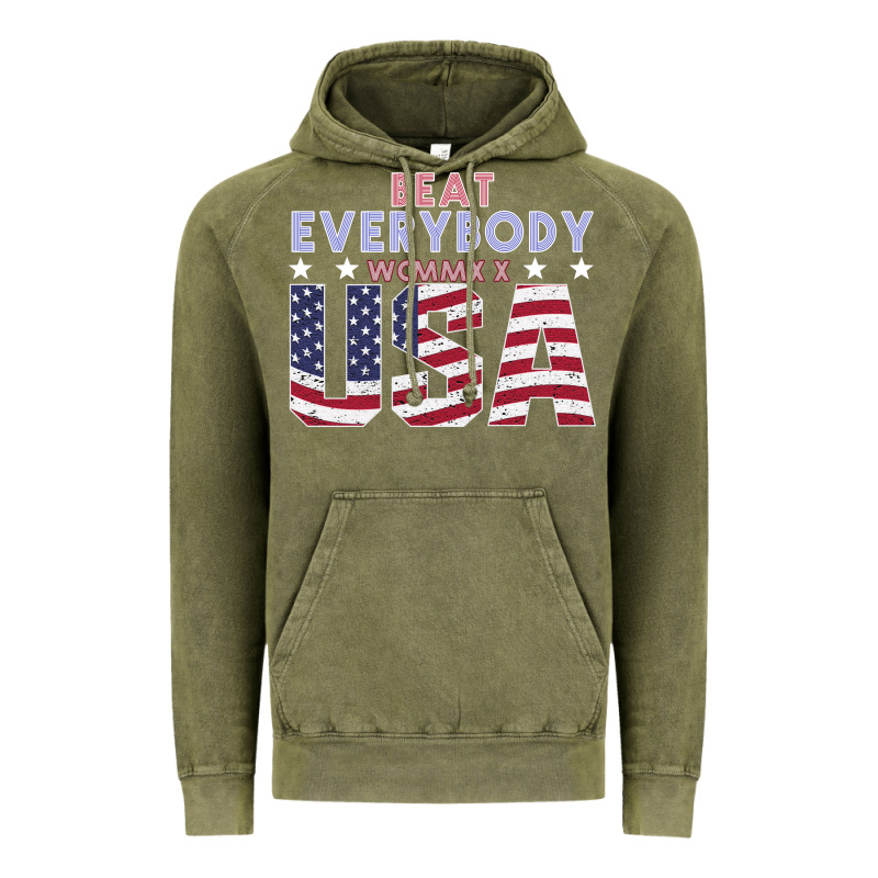 Usa Beat Everybody Vintage Hoodie by Bettercallsaul | Teevron